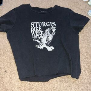 Black Sturgis Boke Week Brandy Melville Top